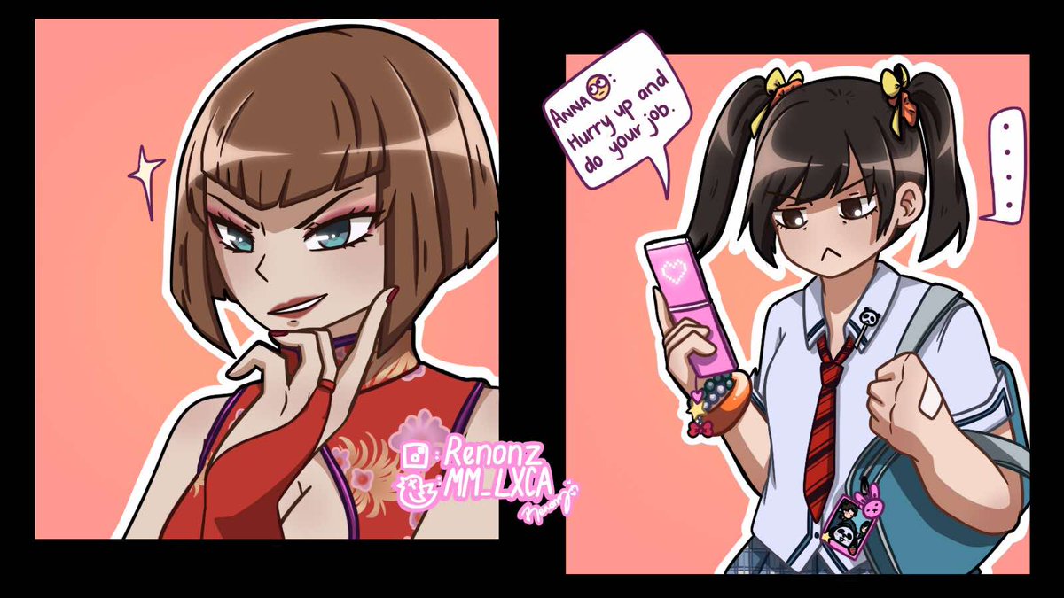 MM_LXCA's tweet photo. Blood Vengeance - employer & (unpaid) employee.
#tekken #annawilliams #lingxiaoyu #bloodvengeance https://t.co/NxiRSNIBj6