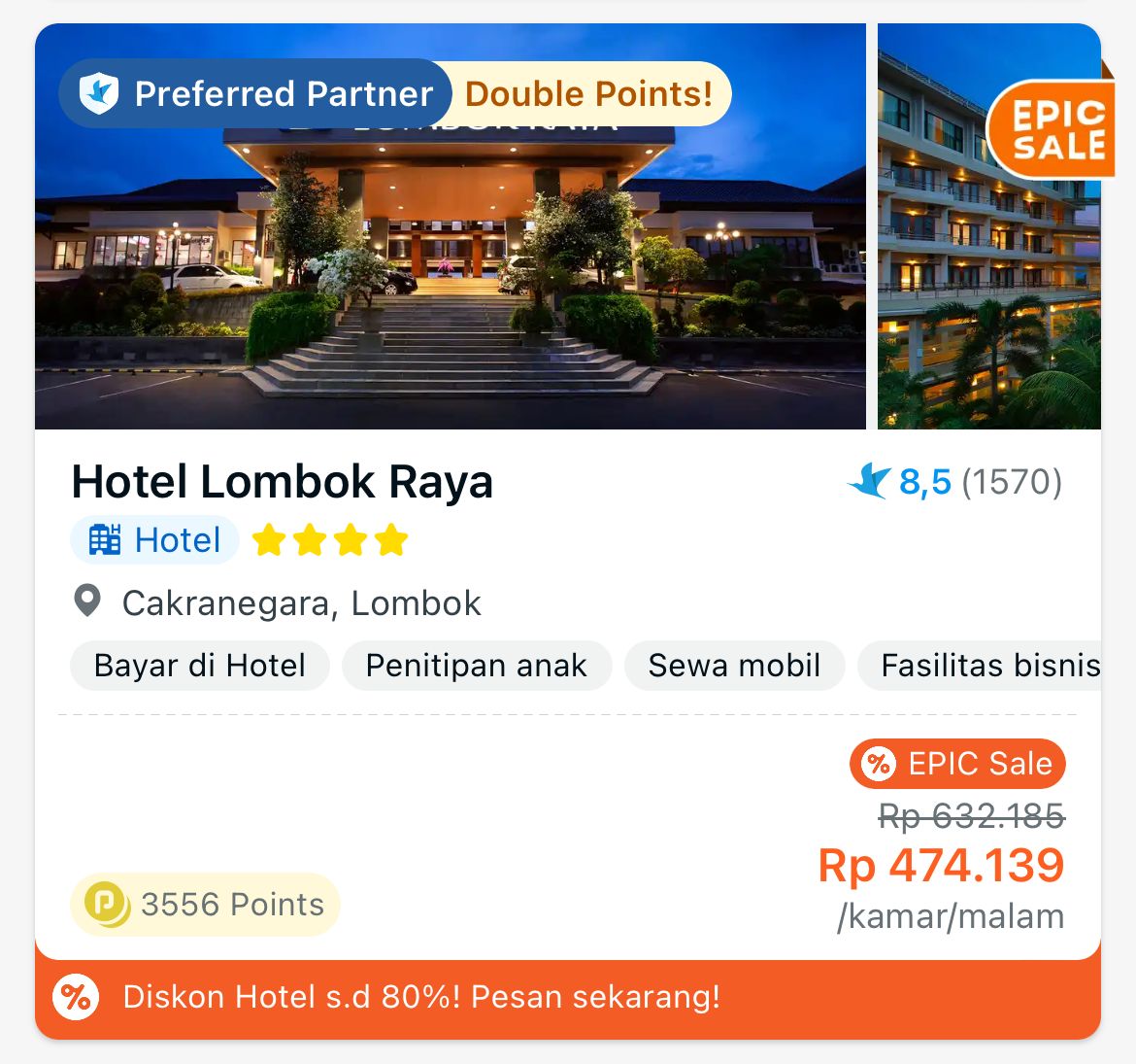 Paling bener liburan hemat nih gegara
Traveloka EPIC Sale
#TravelokaEPICSale