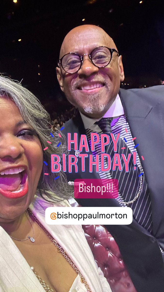 robinmware's tweet image. Happy Birthday @BishopPMorton! You have truly been a blessing to me and my family. I pray you have an AMAZING day!!!