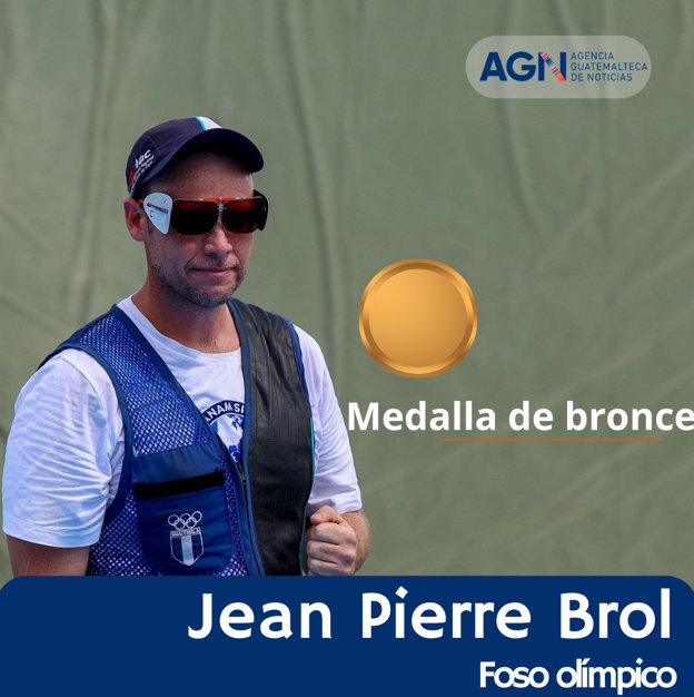 AGN_noticias's tweet photo. ¡Histórico! 🥳🎉 #JeanPierreBrol gana el bronce en #París2024 en la modalidad de foso olímpico.  

¡Gracias por tu esfuerzo Jean Pierre! 🇬🇹

#JuegosOlímpicos #JuegosOlimpicosParis2024 https://t.co/HFEorjqdHw