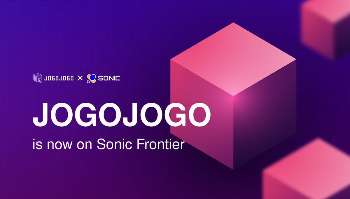 JogoJogo Official (@jogojogogame) on Twitter photo 🚀JogoJogo is LIVE on Sonic Origin and Frontier!
We're excited to announce our Beta Launch on <a href="/SonicSVM/">Sonic SVM ✈️ TOKEN2049</a> Origin and Frontier is live NOW!
At present, JogoJogo on Sonic Frontier is live only for whitelisted users – but don’t worry! Be ready for more exciting news…
Just two 🚀JogoJogo is LIVE on Sonic Origin and Frontier!
We're excited to announce our Beta Launch on <a href="/SonicSVM/">Sonic SVM ✈️ TOKEN2049</a> Origin and Frontier is live NOW!
At present, JogoJogo on Sonic Frontier is live only for whitelisted users – but don’t worry! Be ready for more exciting news…
Just two