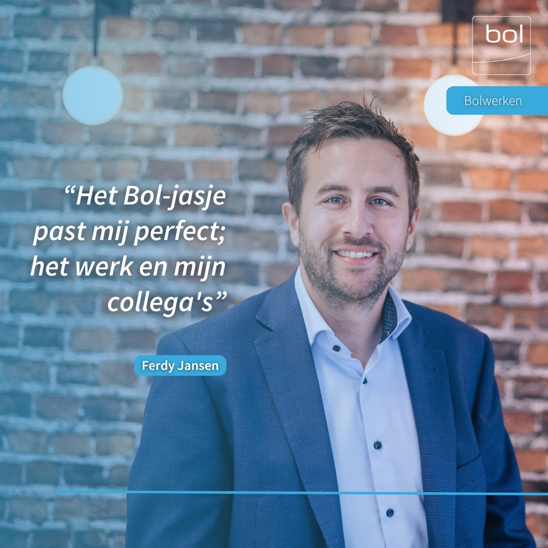 Ferdy voelt zich als een vis in het water bij Bol Adviseurs 🤩! Ontdek waarom Bol Adviseurs ook goed bij jou past en wat 𝗯𝗼𝗹𝘄𝗲𝗿𝗸𝗲𝗻 inhoudt op eu1.hubs.ly/H0blZLk0. Graag tot snel!

#BolAdviseurs #KunJijBolwerken #Bolwerken