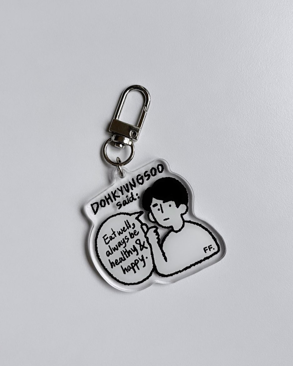 ff_illust's tweet photo. [PREORDER] Doh Kyungsoo Keychain by @ff_illust 

— ราคา 120 บาท รวมส่ง
— แถมฟรี! สติ๊กเกอร์ "DKS SAID:" 1 ชิ้น
— PREORDER วันนี้ - 31 สิงหาคม

🔗 link: https://t.co/I7diXnOPlP

For international Group Order (not Thailand) please contact via DM @totallyting
#ใครไม่มาคยองซูMars 
#FANCONCERT_BLOOM_inBKK