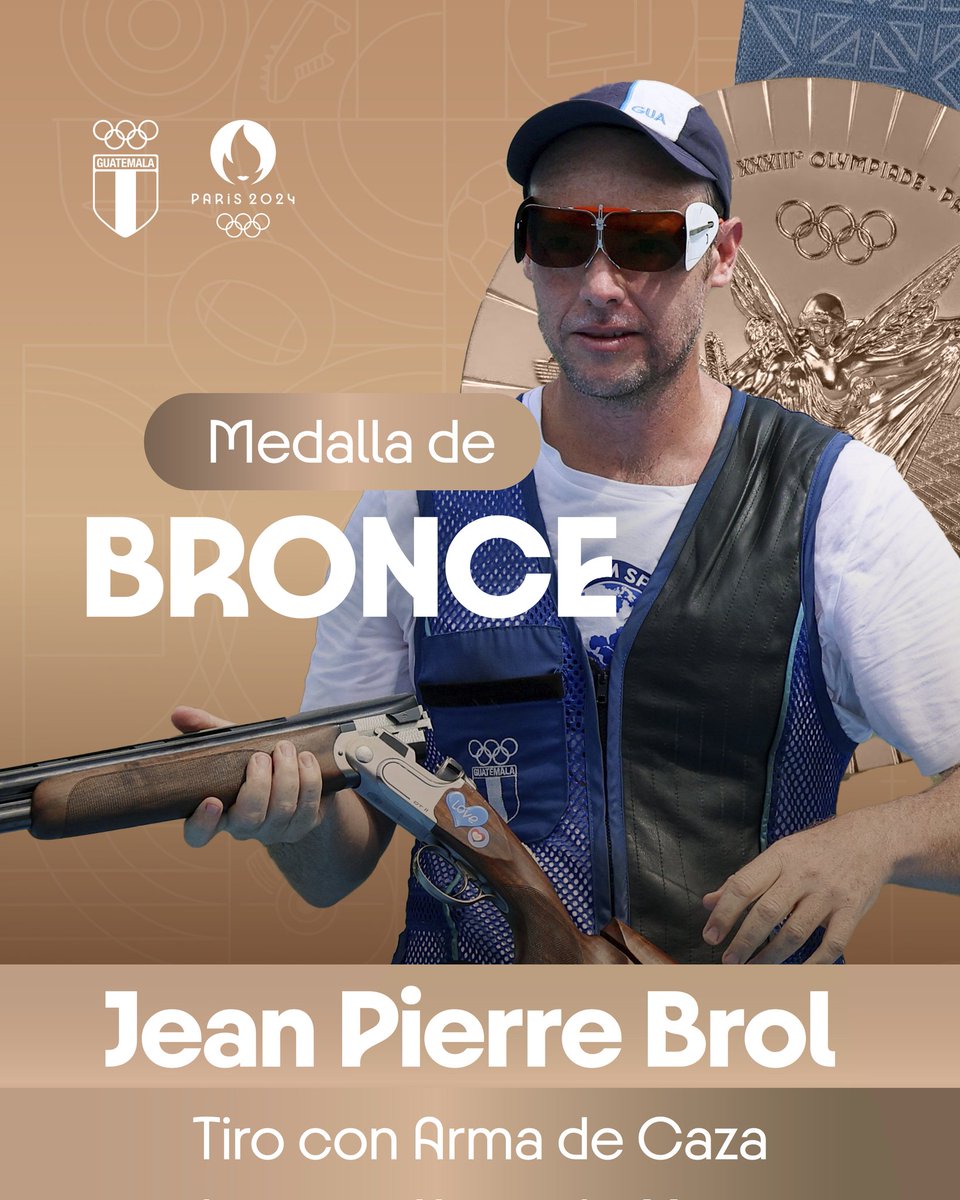 🗼💙  JEAN PIERRE HACE HISTORIA
Le da a Guatemala su segunda histórica medalla olímpica. Un bronce🥉en foso olímpico masculino que desata el delirio y las lágrimas en #Paris2024Olympic 🇫🇷

#GuatemalaEnParís2024 #juegosolimpicos #NuestraMetaLosValores #olympicgames