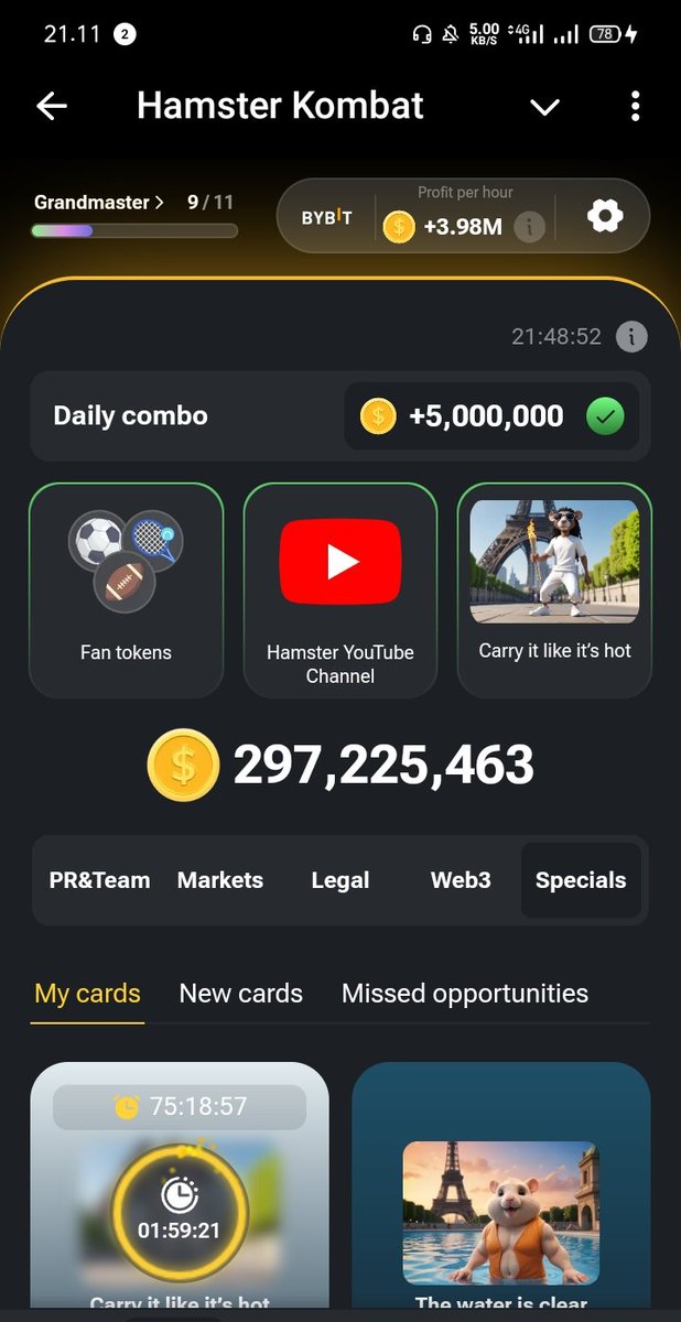 denzy_33's tweet photo. Daily Combo
Hamster Kombat 🐹
https://t.co/O1RnIdmMgu
KWINK Daily Cases
https://t.co/qBBqN3tcjM
🟩Green Case: 4
🟦Blue Case: 7
🟥Red Case: 2
#dailycombo #HamsterKombat #hamsterkombatcombo #dailycases #kwinkgame https://t.co/IPM1nBXWhP