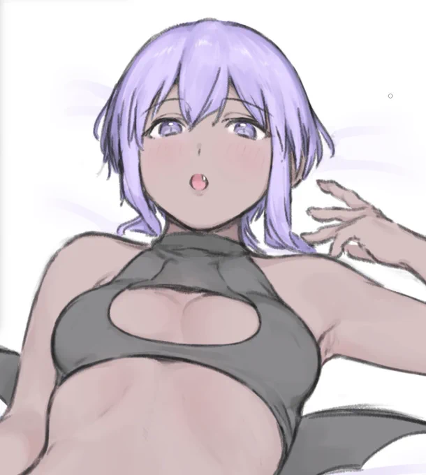 好きな感じに描けたらくがきを丁寧に塗る、などしている… 小悪魔な静謐ちゃん