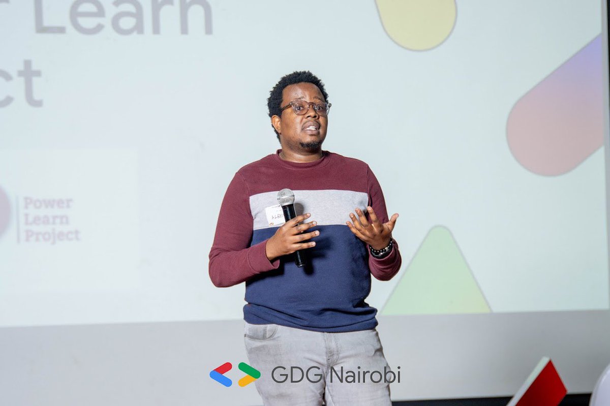 Albert Kimani, Director of Programs &amp; Strategy, sharing the #1MillionDevs4Africa impact at #GoogleIONairobi.

Apply now for the fully funded software development scholarship by <a href="/plpafrica/">Power Learn Project</a> before the 31st of July to be a part of the #PowerCommuniy

powerlearnproject.org/applications