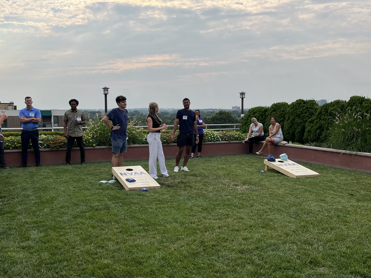 Thank you to everyone who made our summer social our best event yet! Huge congrats to our corn hole tournament winners. And shout out to our incredible sponsors Landcare, Matrix Fitness, and Offit Kurman!