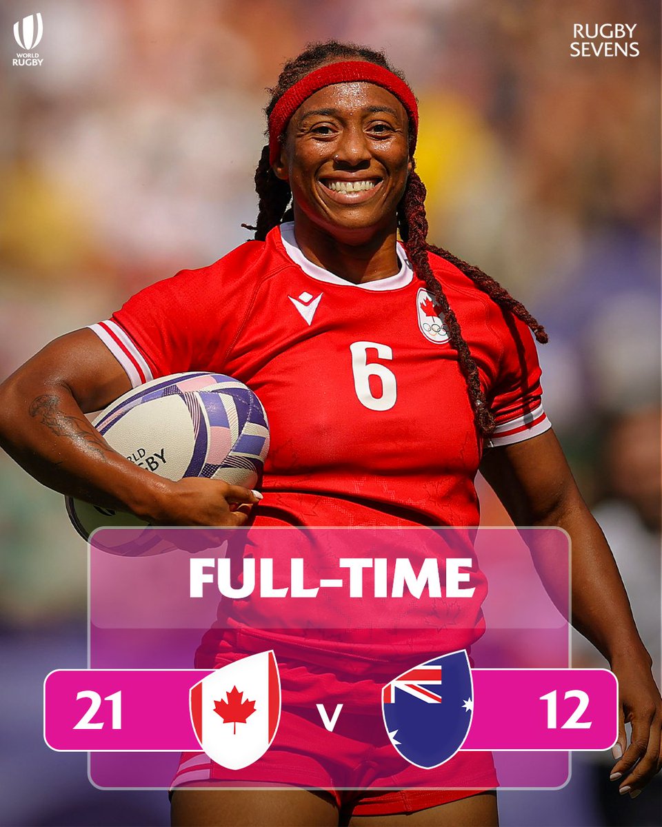 History made! 🍁

An all-time performance from Canada 🤯

#Paris2024 | #RugbySevens