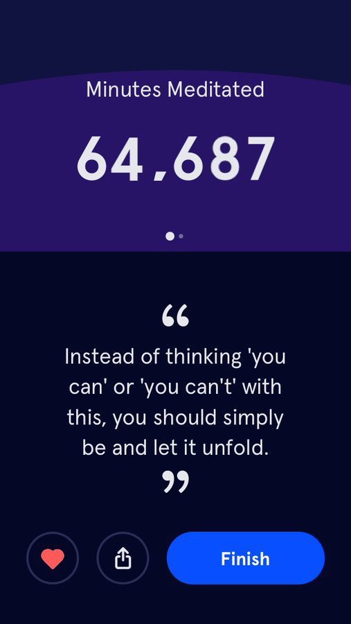 OlaHolstVea's tweet photo. I Meditated 20 minutes today
Total Minutes Meditated: 64 000+
π΄ββ οΈπΊπ
#headSpace #devlifePirates #pirateDev #meditation #meditate #focus #webdev #devlife
. https://t.co/72dRHmIuXg