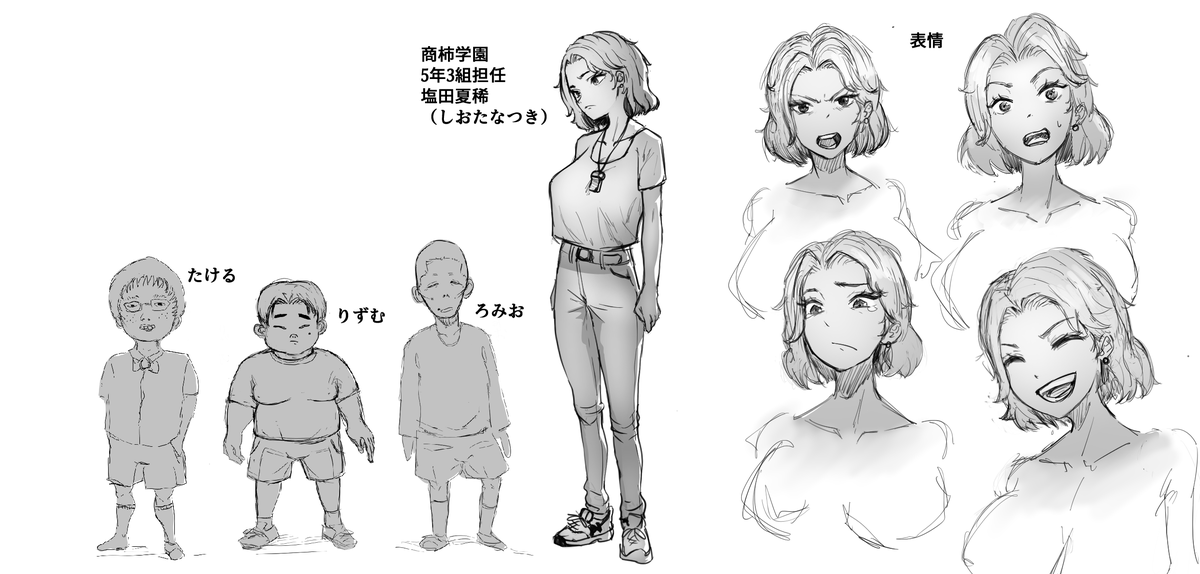 igozengo's tweet photo. キャラデザ https://t.co/QRN2fTIR00