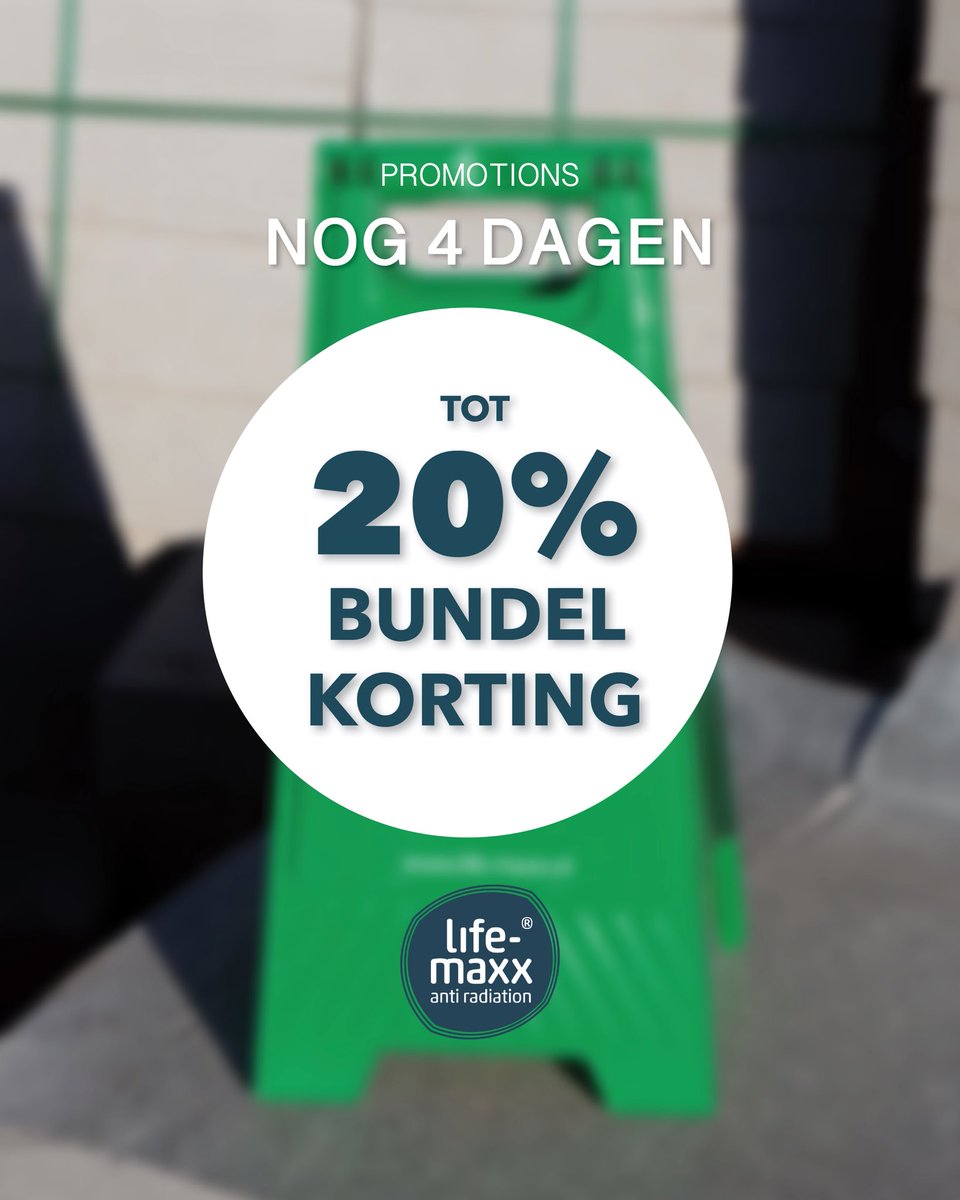 Life_Maxx_'s tweet photo. Alleen deze week: Bundelkorting tot 20%✅✅✅. 

Koop 3 producten van de actiepagina, en ontvang 15% korting met de code "BUNDEL-KORTING15". Koop 4 producten of meer van de actiepagina, en ontvang 20% korting met de code "BUNDEL-KORTING20". 

Shop nu en bescherm jezelf tegen EMF! https://t.co/wQURIASBrD