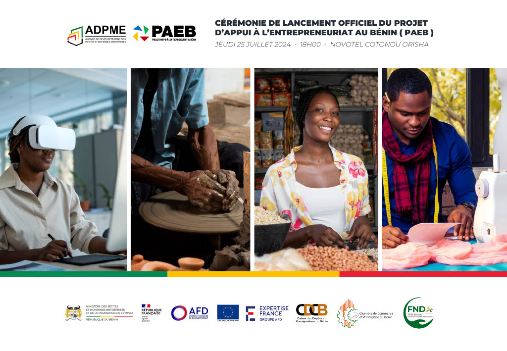 womenedtech's tweet photo. Découvrons ensemble les0️⃣7️⃣premiers bénéficiaires du #PAEB suivant leurs entreprises, projets et les montants des appuis accordés par @AdpmeBenin, @AFD_France, & @UEauBenin
Cliquez pour en savoir plus sur ces initiatives qui transforment l'écosystème entrepreneurial béninois https://t.co/MVg8fgdLVu