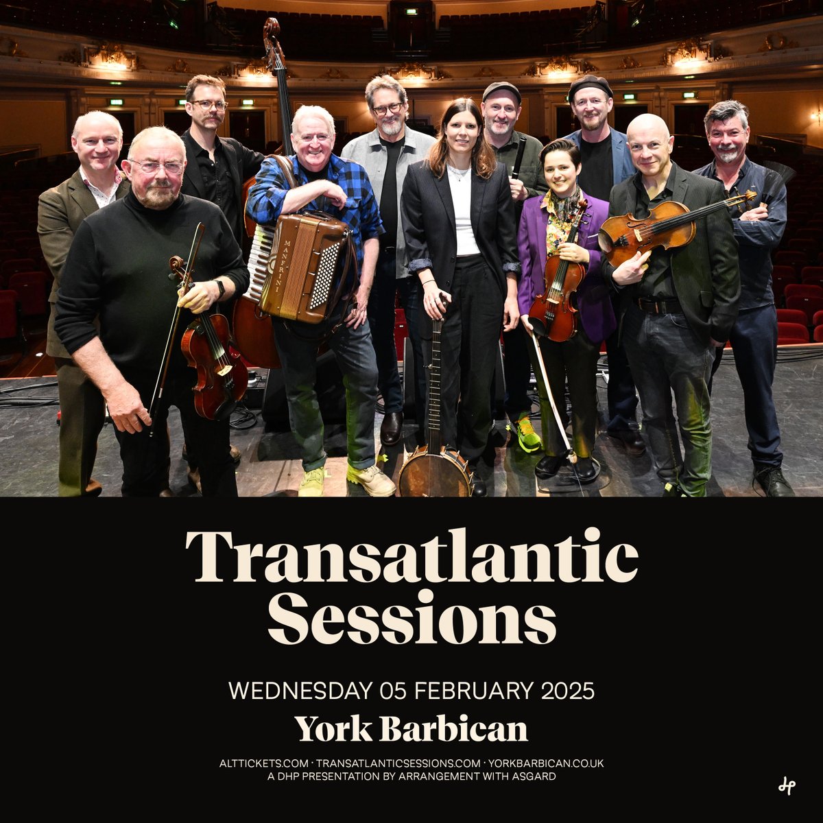 alt. tickets (@alttickets) on Twitter photo NEW/ Exploring and celebrating the rich musical traditions that connect Scotland, Ireland and the US, <a href="/TransatSessions/">Transatlantic Sessions</a> returns for 2025 with a show at <a href="/yorkbarbican/">York Barbican</a> on 5th February!
Tickets go on sale this Friday at 10am, set a reminder: tinyurl.com/2ruawd8c NEW/ Exploring and celebrating the rich musical traditions that connect Scotland, Ireland and the US, <a href="/TransatSessions/">Transatlantic Sessions</a> returns for 2025 with a show at <a href="/yorkbarbican/">York Barbican</a> on 5th February!
Tickets go on sale this Friday at 10am, set a reminder: tinyurl.com/2ruawd8c