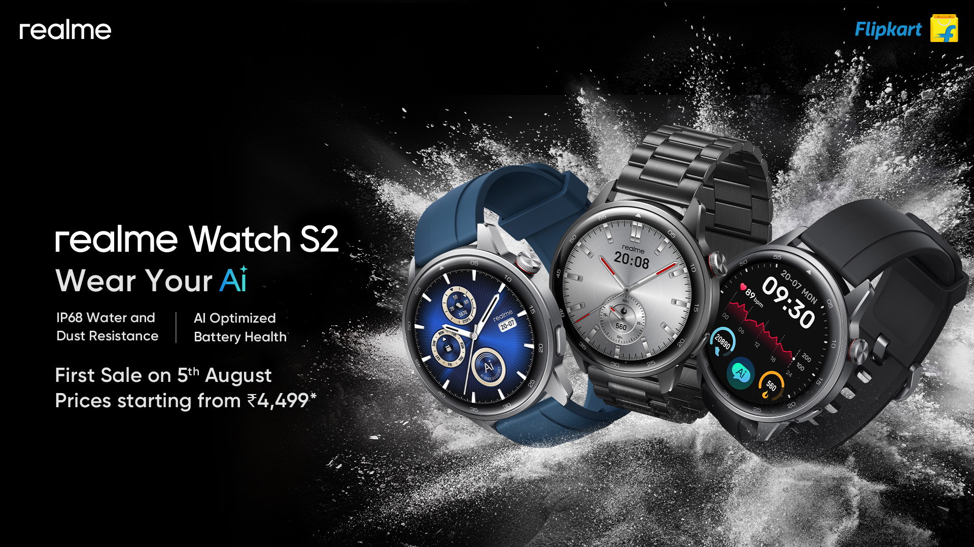 Realme watch water resistant hotsell