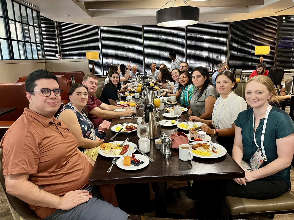 NC State Veggie Pathology (@quesadalabncsu) on Twitter photo Another favorite #PlantHealth2024 event: Colombians in <a href="/plantdisease/">The American Phytopathological Society</a> breakfast! 🇨🇴🇨🇴🇨🇴 #CienciaColombia <a href="/APS_OIP/">APS Office of International Programs</a> <a href="/cahuparo/">Camilo Parada 🦋 @cahuparo.bsky.socia</a> <a href="/MPrietoTorres/">Mariana Prieto Torres</a> <a href="/KellyJAvilaM/">Kelly J. Avila</a> <a href="/Carlomatrax/">Carlos Morales</a> @xocolatl_vrr <a href="/EpiPlantPath/">Dr. Juliana González-Tobón</a> <a href="/NataliaPieros/">Natalia Piñeros</a> <a href="/CristianOlayaA/">Cristian_Olaya</a> <a href="/Johadelcpp/">Johanna Del Castillo</a> <a href="/maherreraco/">Mariana Herrera Corzo</a> Another favorite #PlantHealth2024 event: Colombians in <a href="/plantdisease/">The American Phytopathological Society</a> breakfast! 🇨🇴🇨🇴🇨🇴 #CienciaColombia <a href="/APS_OIP/">APS Office of International Programs</a> <a href="/cahuparo/">Camilo Parada 🦋 @cahuparo.bsky.socia</a> <a href="/MPrietoTorres/">Mariana Prieto Torres</a> <a href="/KellyJAvilaM/">Kelly J. Avila</a> <a href="/Carlomatrax/">Carlos Morales</a> @xocolatl_vrr <a href="/EpiPlantPath/">Dr. Juliana González-Tobón</a> <a href="/NataliaPieros/">Natalia Piñeros</a> <a href="/CristianOlayaA/">Cristian_Olaya</a> <a href="/Johadelcpp/">Johanna Del Castillo</a> <a href="/maherreraco/">Mariana Herrera Corzo</a>