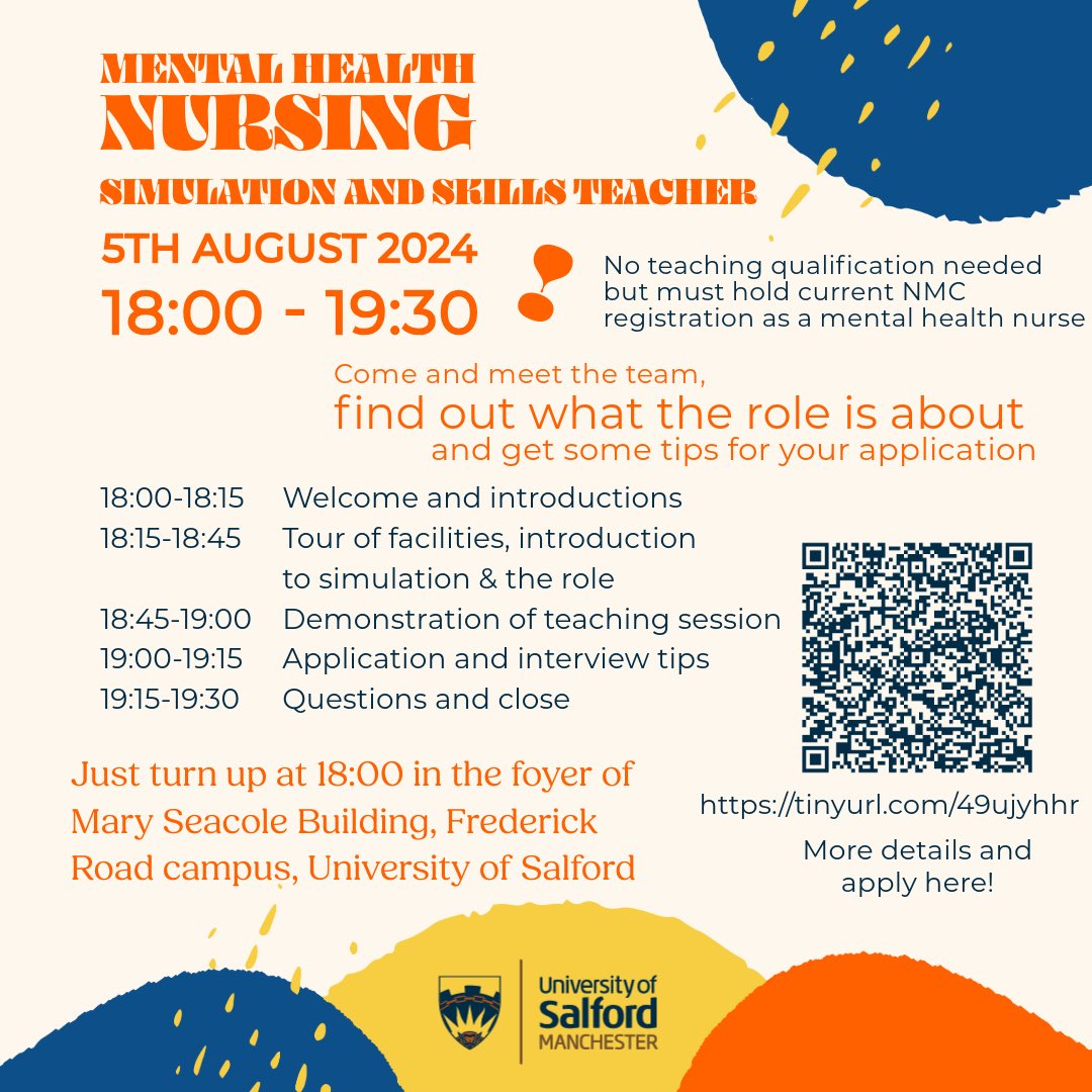 Wesley Timblin (@wesley_timblin) on Twitter photo Come along next week and find out about this exciting role <a href="/UoS_HealthSoc/">UoS Health & Society</a> <a href="/SimandSkillsUoS/">UoS Simulation and Skills Team</a> <a href="/UoS_MHNurs/">UoS_MHNurs</a> Come along next week and find out about this exciting role <a href="/UoS_HealthSoc/">UoS Health & Society</a> <a href="/SimandSkillsUoS/">UoS Simulation and Skills Team</a> <a href="/UoS_MHNurs/">UoS_MHNurs</a>