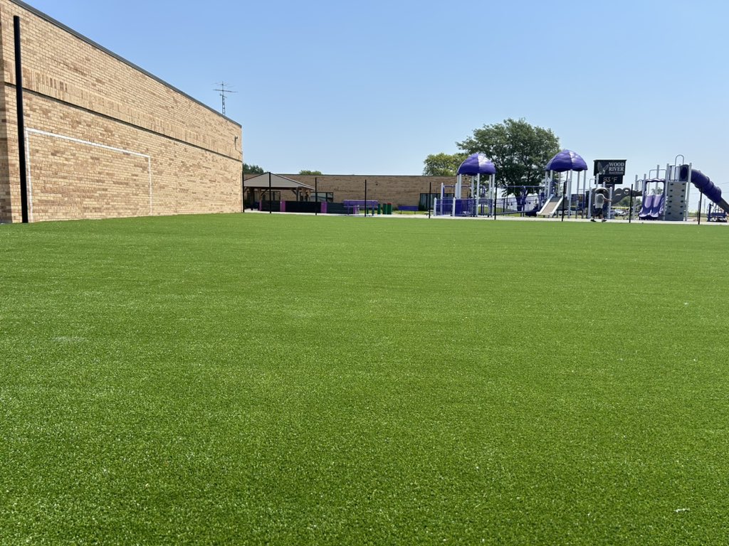 Go_Turf's tweet photo. Nebraska: Large project completed in Wood River, NE. A large play area clocking in at about 10,000 sq ft. The first massive project is under our belt out there and we are ready for more! #Nebraskaturf #artificialturfplayarea #turfinstallation #woodrivernebraska https://t.co/ib0WE006gw