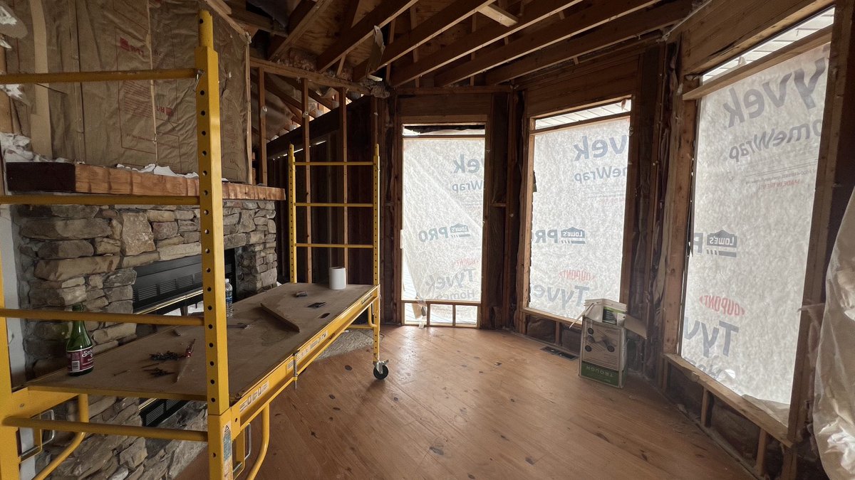 curly_tea's tweet photo. July 22, 2024. Photos of two months progress. Master Bed &amp; Bath. Friends asking who is doing our work. Acadia out of Knoxville TN. https://t.co/cSzhUYlrfF
