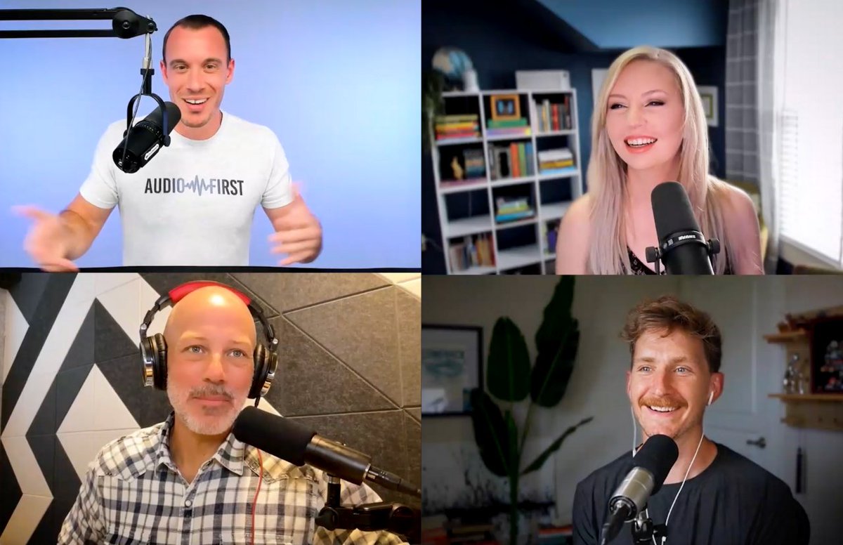 Alex Sanfilippo (@alexsanfilippo8) on Twitter photo What really matters for podcasters? Which metrics should be tracked? What makes podcasting unique and different from other forms of media?
The <a href="/BuzzcastPodcast/">Buzzcast</a> cohosts (<a href="/AlbanBrooke/">alban</a> , <a href="/JordanPods/">Jordan Blair</a> , and <a href="/kfinn/">Kevin Finn</a>) share their insights on the latest episode of Podcasting Made Simple. What really matters for podcasters? Which metrics should be tracked? What makes podcasting unique and different from other forms of media?
The <a href="/BuzzcastPodcast/">Buzzcast</a> cohosts (<a href="/AlbanBrooke/">alban</a> , <a href="/JordanPods/">Jordan Blair</a> , and <a href="/kfinn/">Kevin Finn</a>) share their insights on the latest episode of Podcasting Made Simple.