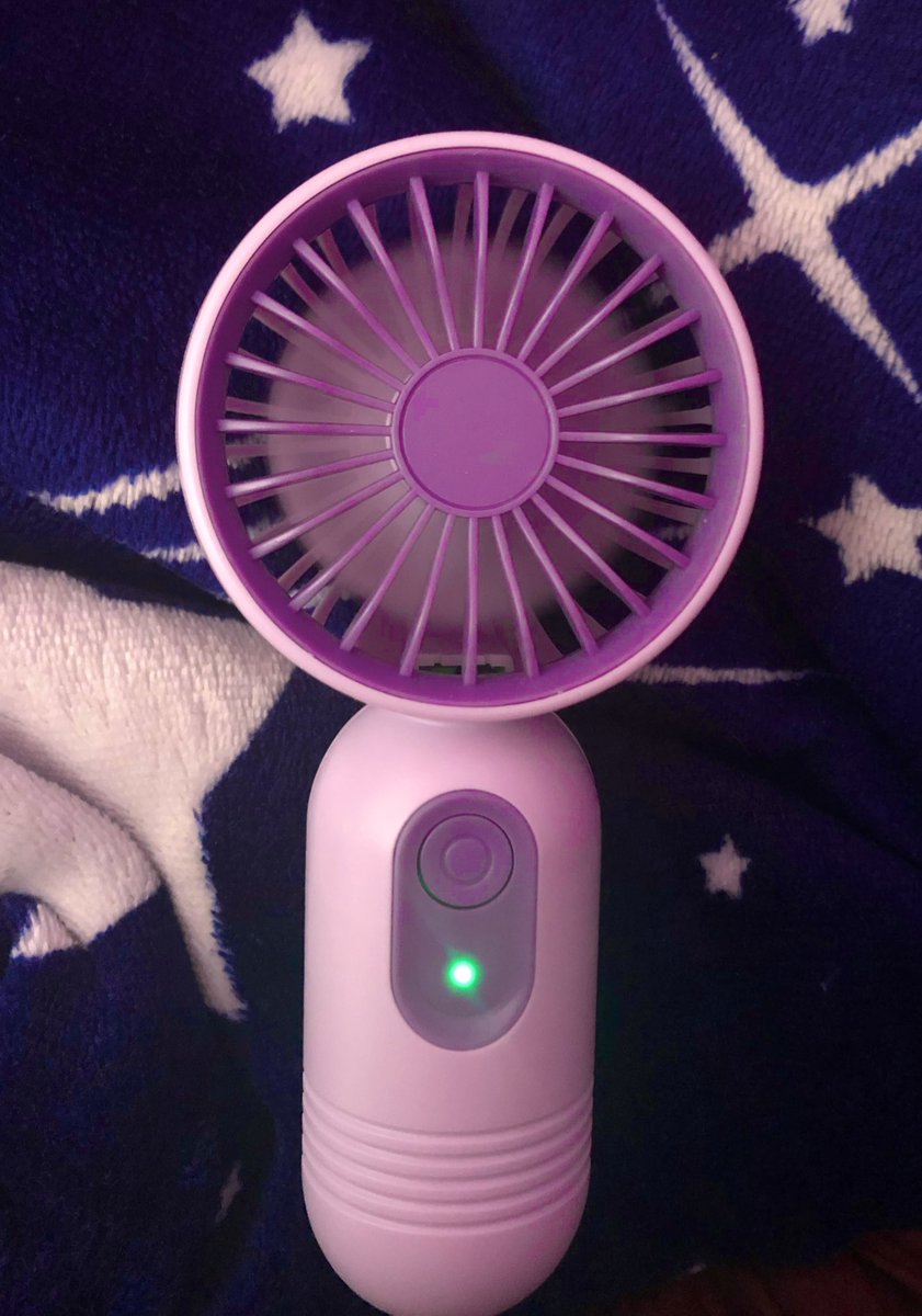 stealthiebaby16's tweet image. God send - something so small packs a punch 🥊 when it comes to cooling off #minifan