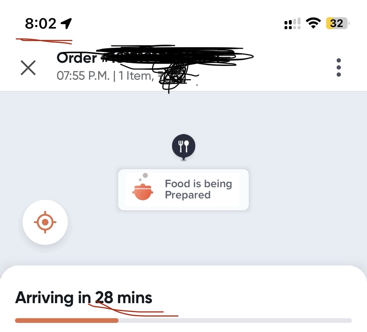 Ichal416121's tweet photo. Why @Swiggy ?

Scam with time

1) Order on 7:55 PM, Arriving time 28 Min.

2) Checked on 8:02 PM, Arriving time still 28 Min. https://t.co/ThfkIEGD61
