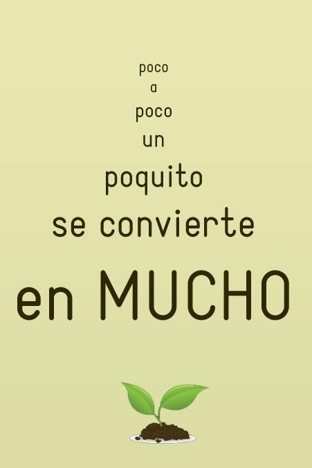 Buenos días! 🌞 Cada pequeño paso cuenta. Si vas de poquito en poquito, al final construirás una gran obra. ¿Qué pequeño esfuerzo harás hoy para acercarte a tu sueño?🌱💪✨ #Reflexión #Optimismo #Sabiduría #CrecimientoPersonal