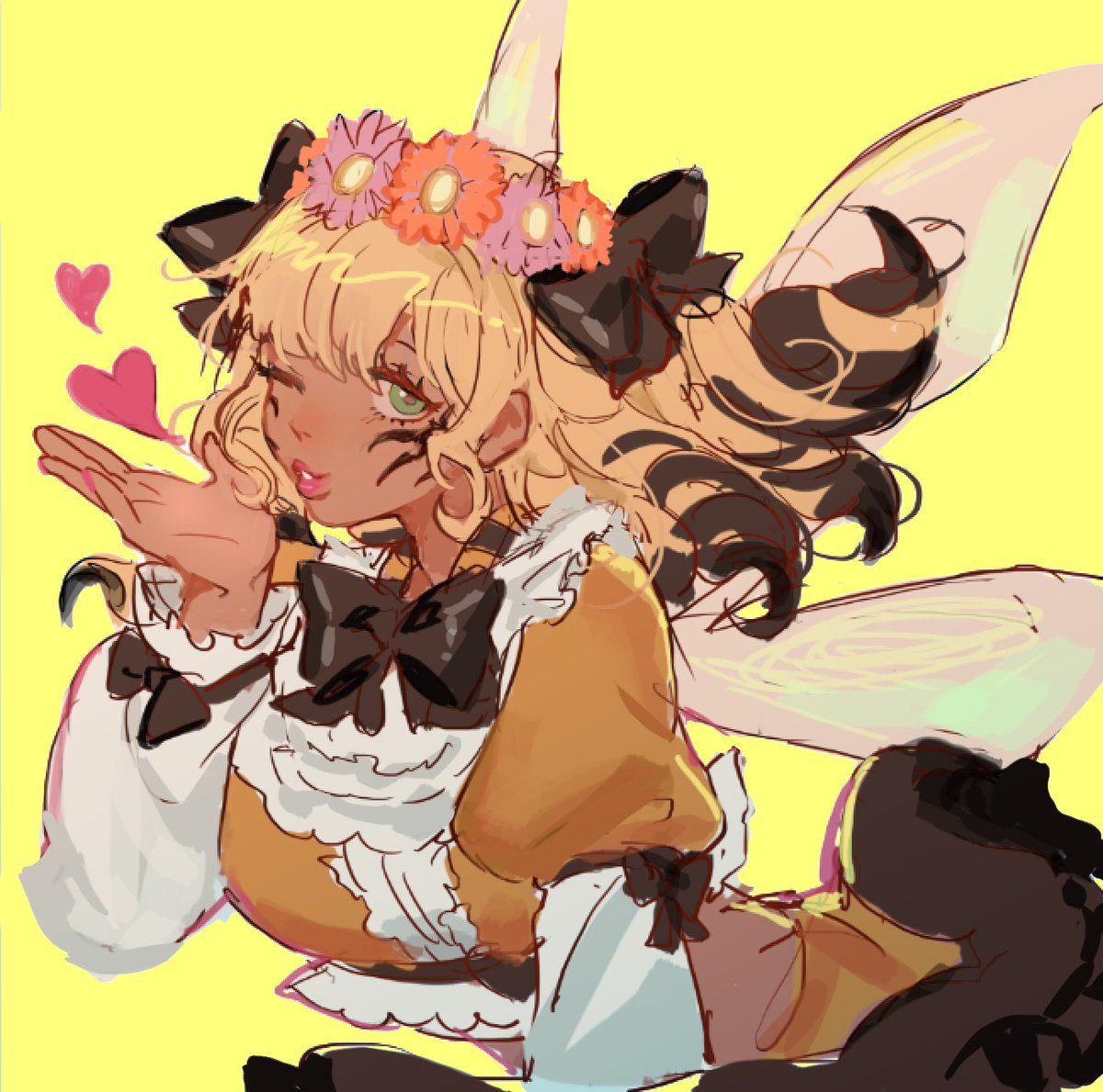 「good morning little drone honeys 」|fishu @ coms closedのイラスト