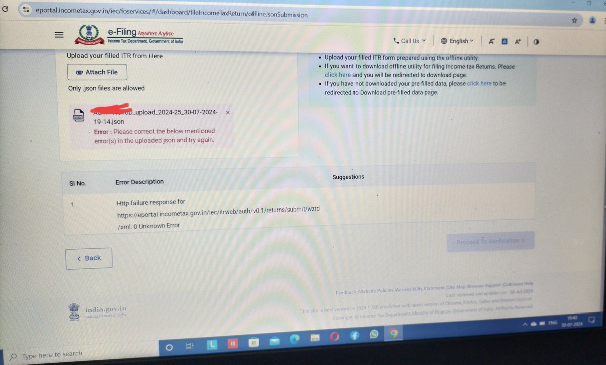 Pradeep925793's tweet photo. Income Tax Portal Http Failure Response https://t.co/LR3B1SlxIm