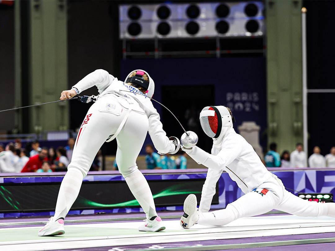 🤺 Cette touche d’Auriane Mallo-Breton. 

HANG IT IN THE LOUVRE 🖼️

#AllezLesBleus #Paris2024