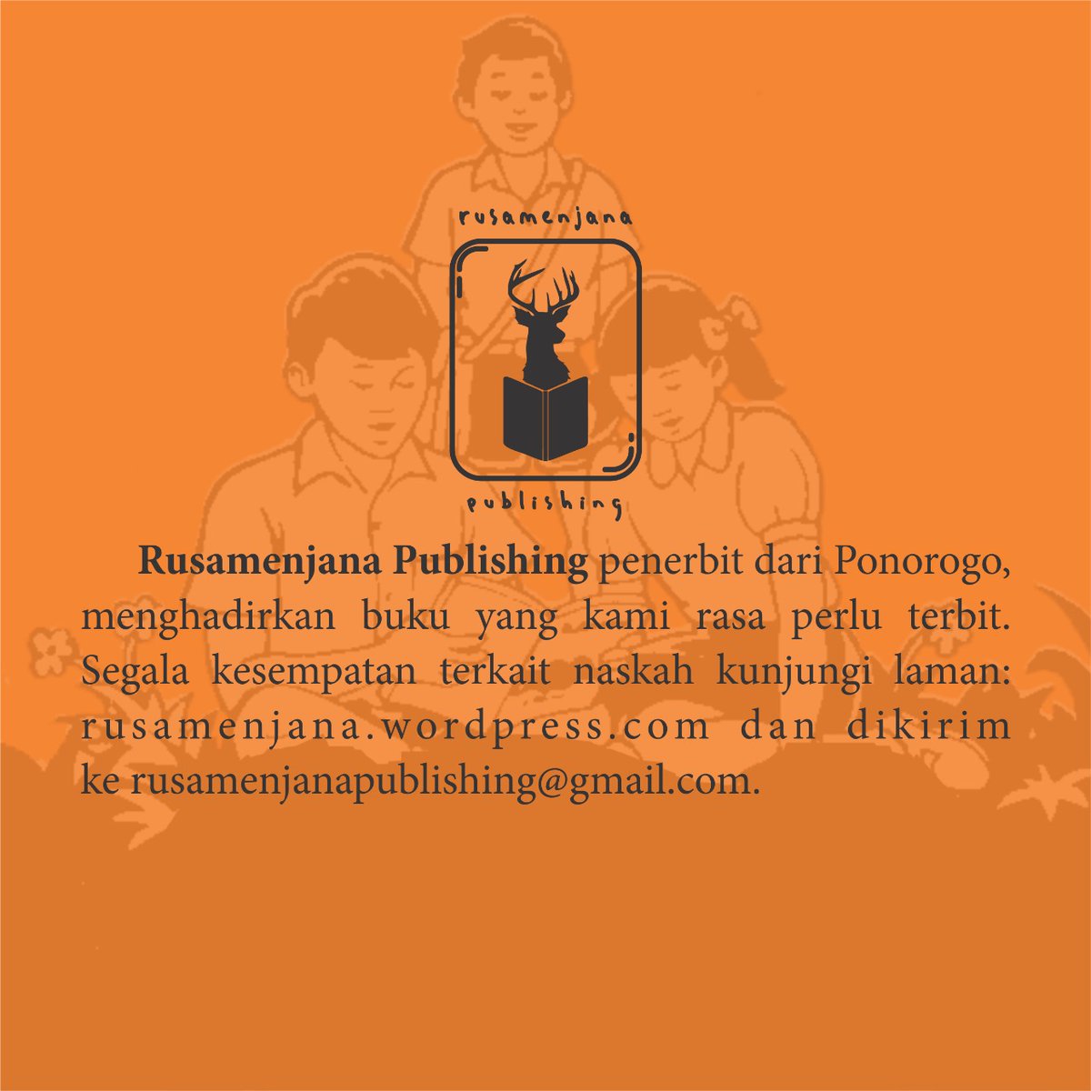 rusamenjana's tweet photo. Ngobrolin buku Pelajaran Membaca bareng @berihanna_ kita belajar membaca bareng dengan santun &amp; santai, tidak jotos²an. Boleh banget beli bukunya sekalian yang akan tersedia.

Hari: 31 Juli 2024
Jam: 19.00 WIB
Sharelok: Rusamenjana Bookstore, Jl. Sumatera, Banyudono, Ponorogo https://t.co/202z8Qko96
