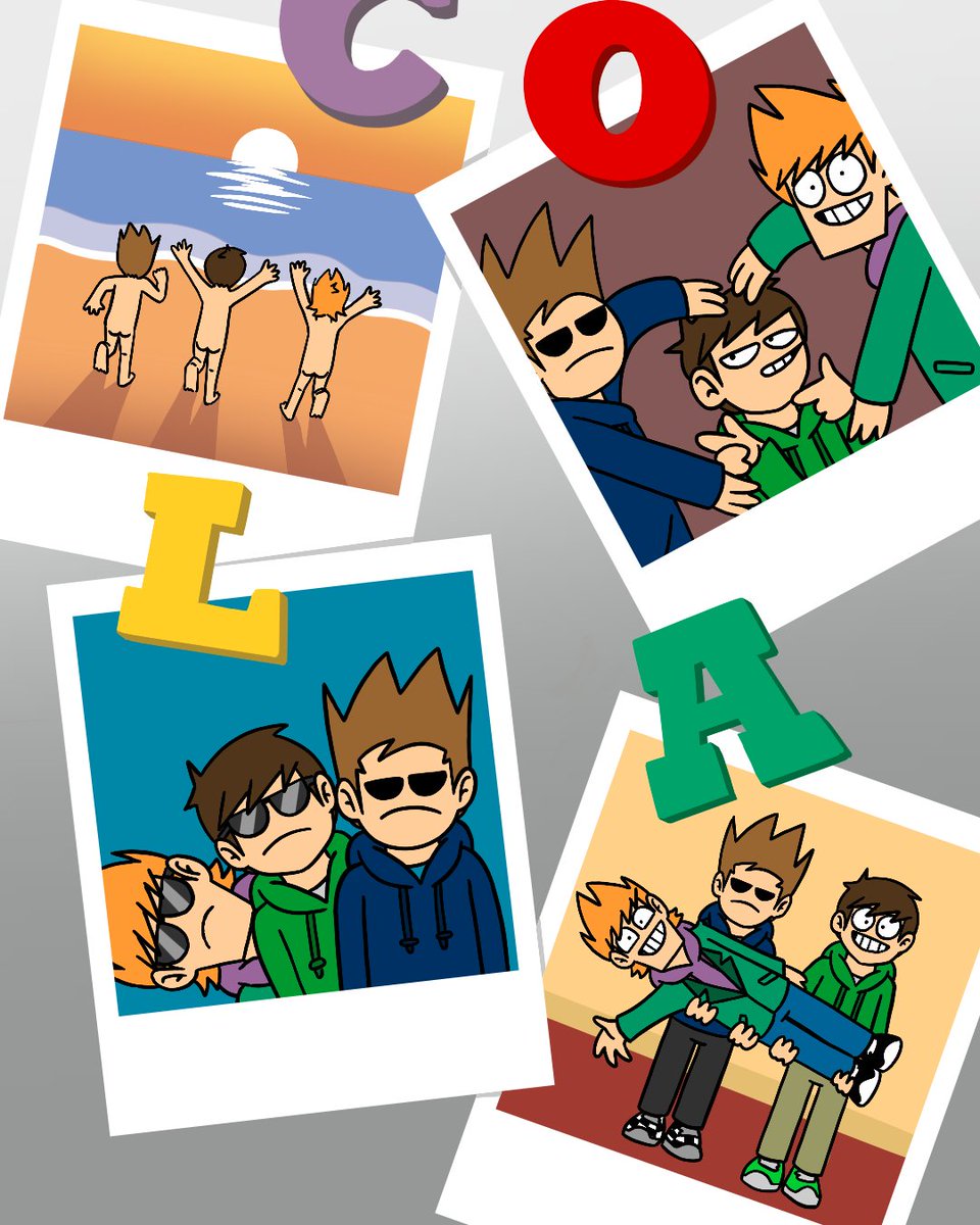 Eddsworld's tweet photo. It's International Friendship Day! So we'd like to celebrate 3 really good...acquaintances.  #InternationalFriendshipDay!

🎨: @vickysanimation https://t.co/s4E7dogSVm