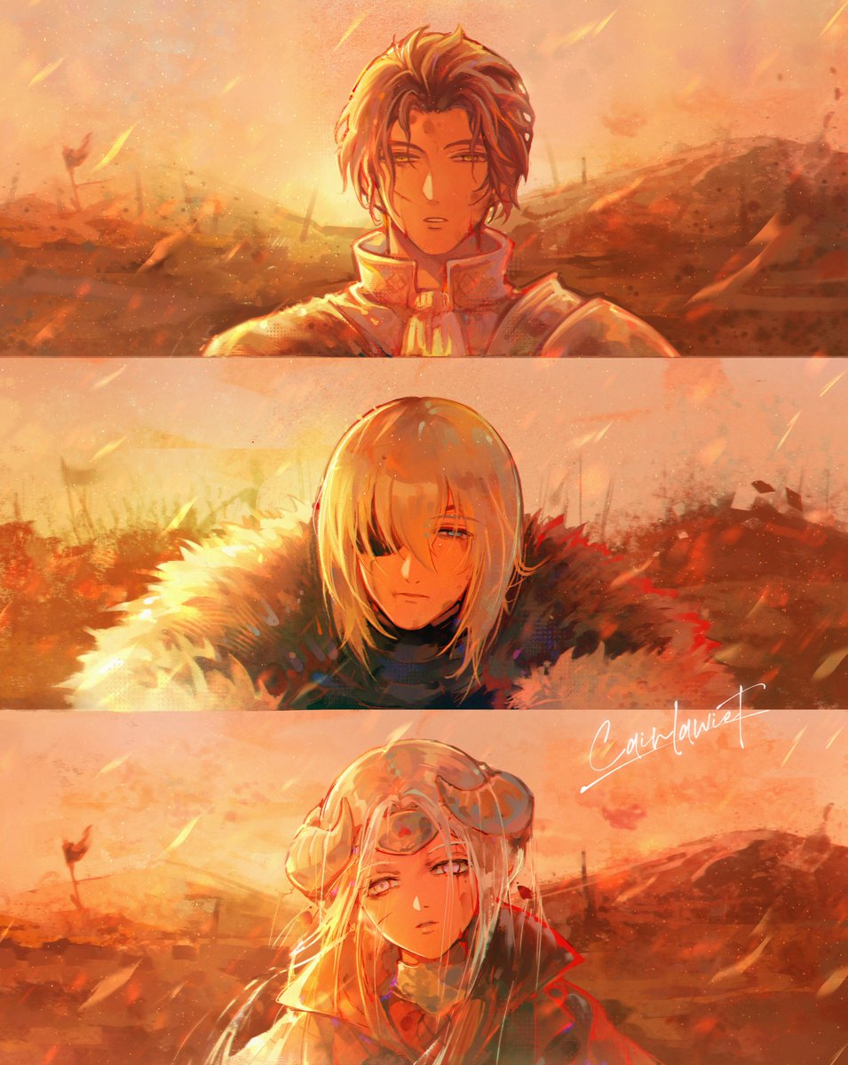 After the battle.

Last post for Fe3h anni ᕕ (ᐛ) ᕗ

#FE3H #FE風花雪月5周年 #5yearsFE3H