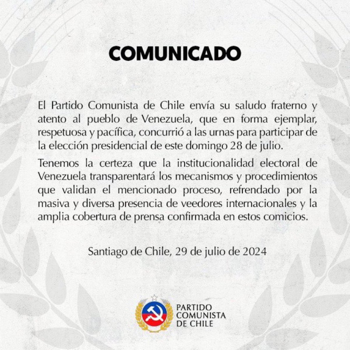 Marcela Vacarezza E (@mvacarezza) on Twitter photo Y en Venezuela el partido comunista dice todo lo contrario. Definitivamente el <a href="/PCdeChile/">Partido Comunista de Chile</a> vive una realidad paralela que solo ellos se la entienden. Y en Venezuela el partido comunista dice todo lo contrario. Definitivamente el <a href="/PCdeChile/">Partido Comunista de Chile</a> vive una realidad paralela que solo ellos se la entienden.