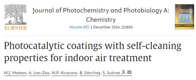 🚀 Excited to share my first scientific publication! 🚀

🔬 Title: "Photocatalytic coatings with self-cleaning properties for indoor air treatment"

#Research #Science #Photocatalysis #CleanAir #SelfCleaning #AirQuality