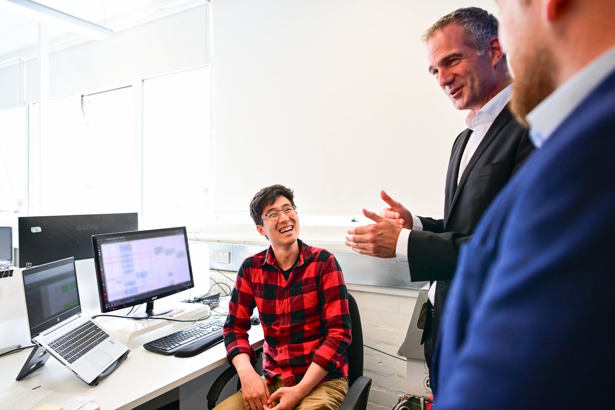 AACClydeSpace's tweet photo. We had the pleasure of hosting the UK Secretary of State for Science, Innovation and Technology, @peterkyle, in our #Glasgow office last week for a tour of our facilities and spoke about the UK Space economy, job creation in the sector and how we are #MakingSpaceForOurFuture. @SciTechgovuk #UKSpace #spacesector #spacecareers #spacetech #spaceisawesome