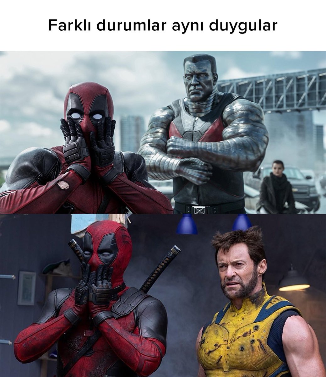 paribucineverse's tweet photo. O hep bildiğin gibi canım benim😉 #DeadpoolveWolverine https://t.co/oScFUCdFTD