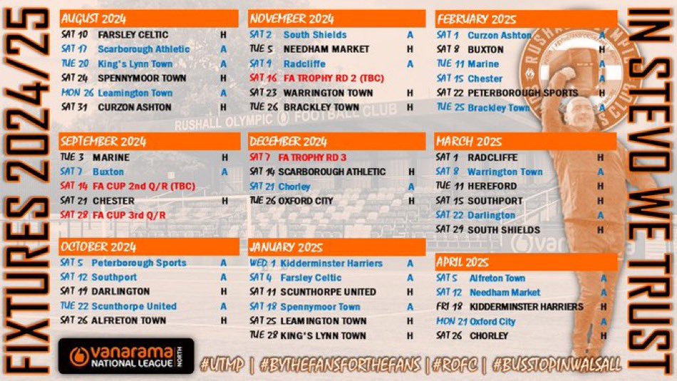 Rushall Olympic FC tweet media