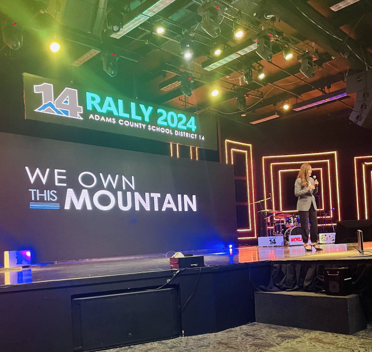 Katy Roede (@katyroede) on Twitter photo Our <a href="/adams14schools/">Adams County School District 14</a> Welcome Back Rally- We OWN This Mountain!
I am excited to be working with so many powerful, relentless, and inspiring 14ers! Our <a href="/adams14schools/">Adams County School District 14</a> Welcome Back Rally- We OWN This Mountain!
I am excited to be working with so many powerful, relentless, and inspiring 14ers!