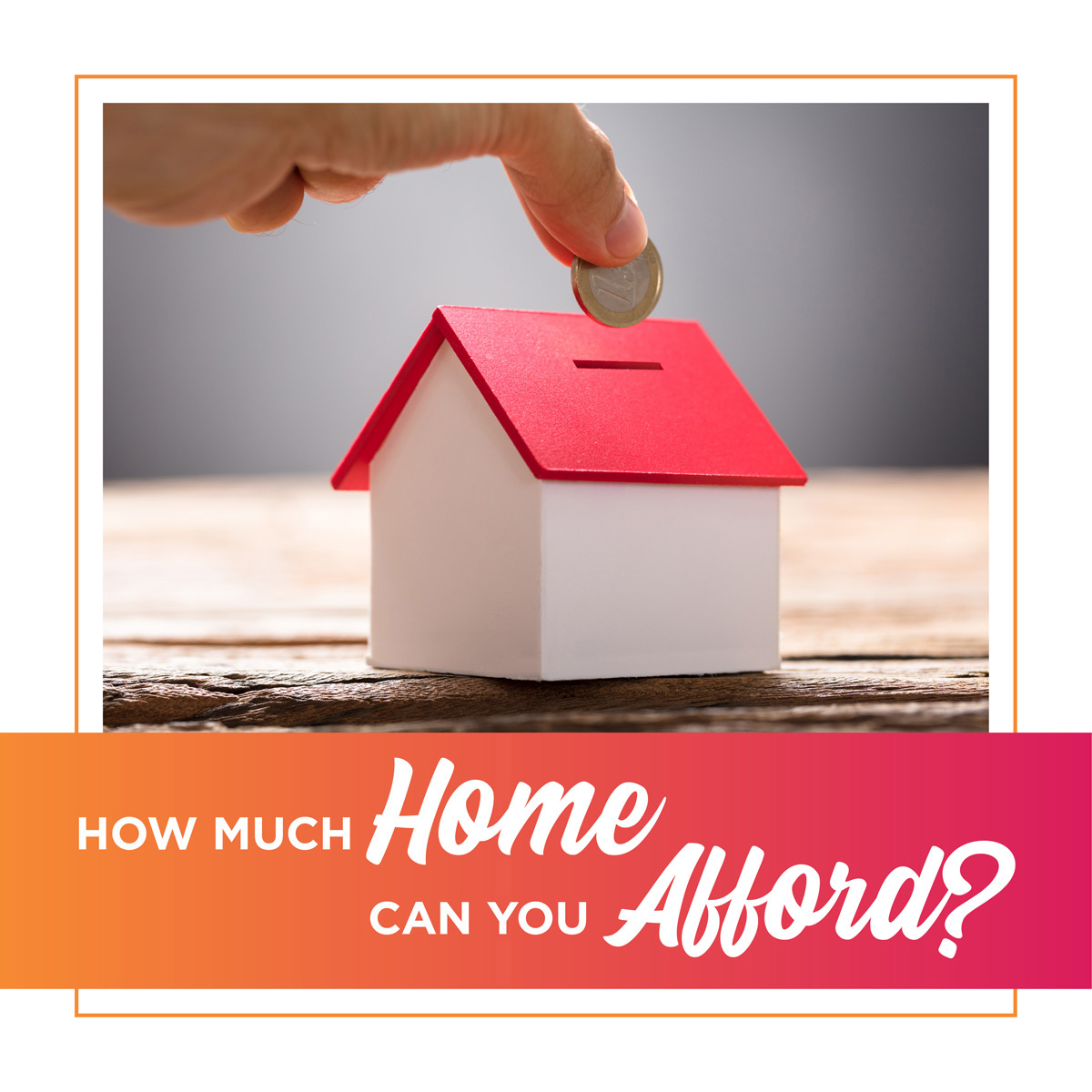 Imagine falling in love with a house, only to find out you can’t afford it. Save yourself the heartbreak. Let me help you determine your budget and secure your pre-approval now!