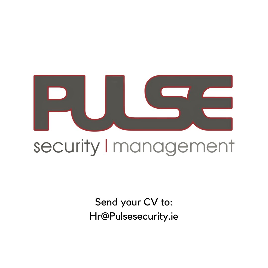PulseSecurityM1's tweet image. 🔒 We&apos;re hiring! Join Pulse Security Management as a Corporate Security Guard or Construction Site Security in Dublin. Competitive pay, career growth, and work at prestigious sites await. Apply now! Submit CVs to hr@pulsesecurity.ie or call 01 4090202. #Jobs #SecurityJobs