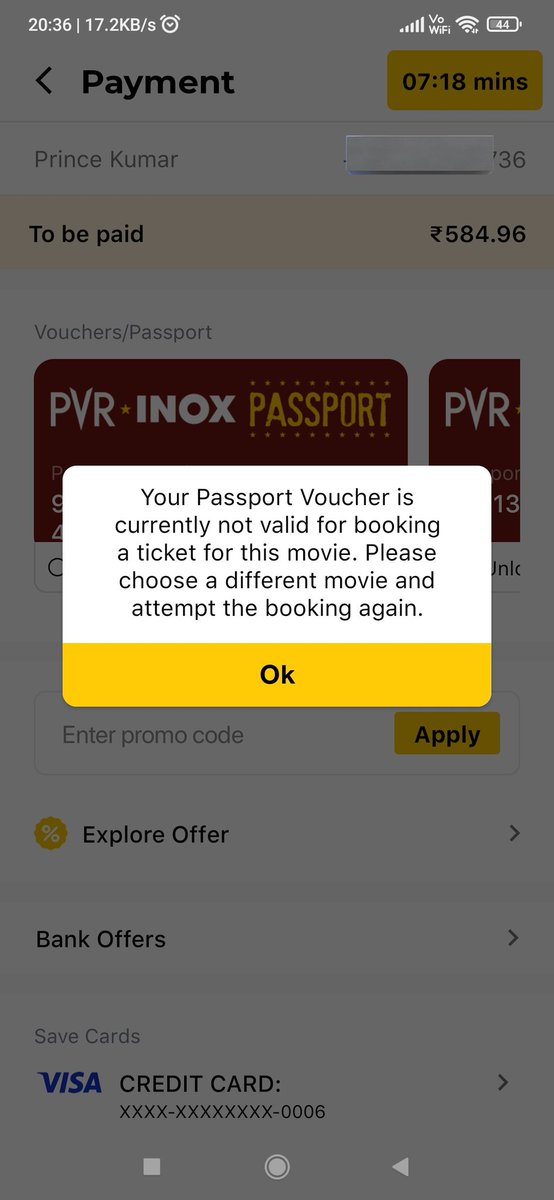 Why I can't redeem my voucher for movie <a href="/deadpoolmovie/">Deadpool Movie</a> at PVRINOX city centre, Patna <a href="/PicturesPVR/">PVR INOX Pictures</a> look into it ASAP, isn't selling Passport a fraud? 

#DeadpoolWolverine