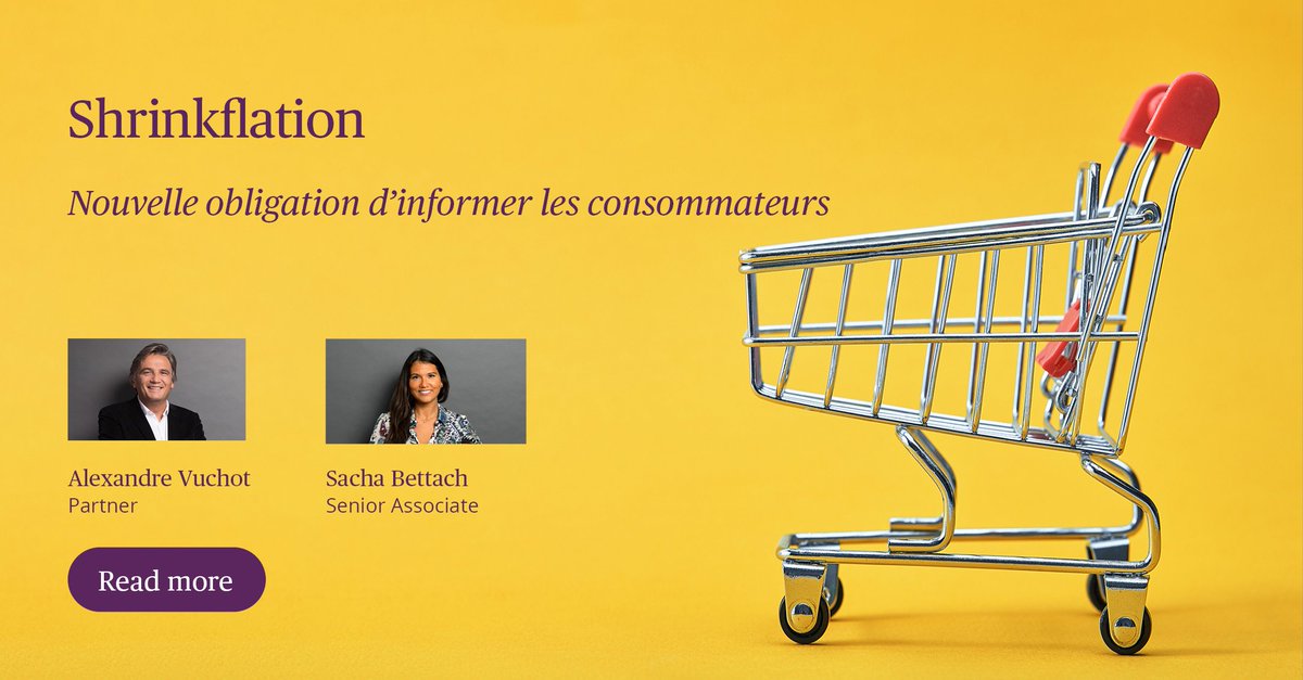 #Shrinkflation : nouvelle obligation d’informer les consommateurs
twobirds.com/fr/insights/20…