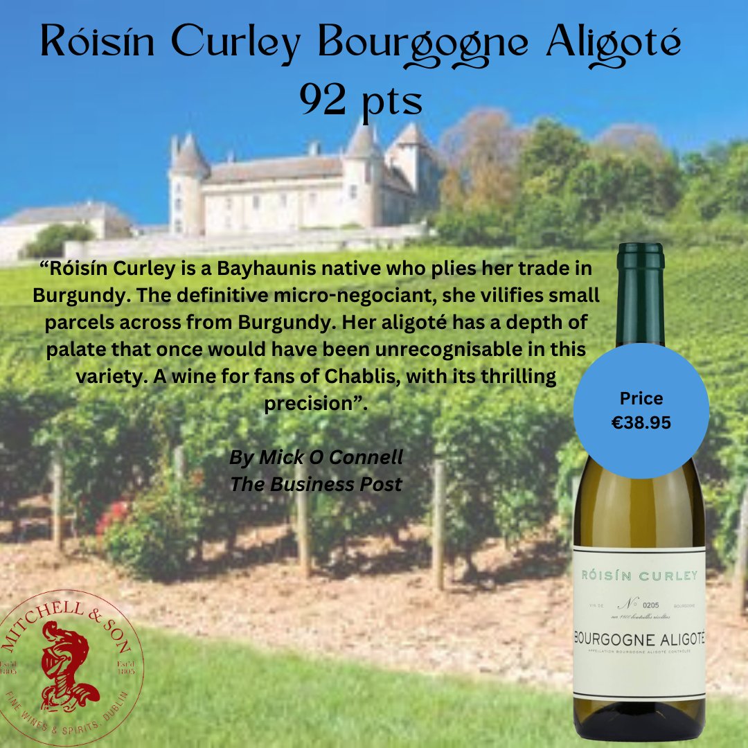 Have you tried one of @Roisincurley fantastic wines? Pop into us to purchase this fabulous Aligote, you will just love it! <a href="/cavistons/">Cavistons Food Emp.</a> <a href="/businessposthq/">Business Post</a> @wine_philosophy @dubcham <a href="/smullenj/">Jean Smullen</a>