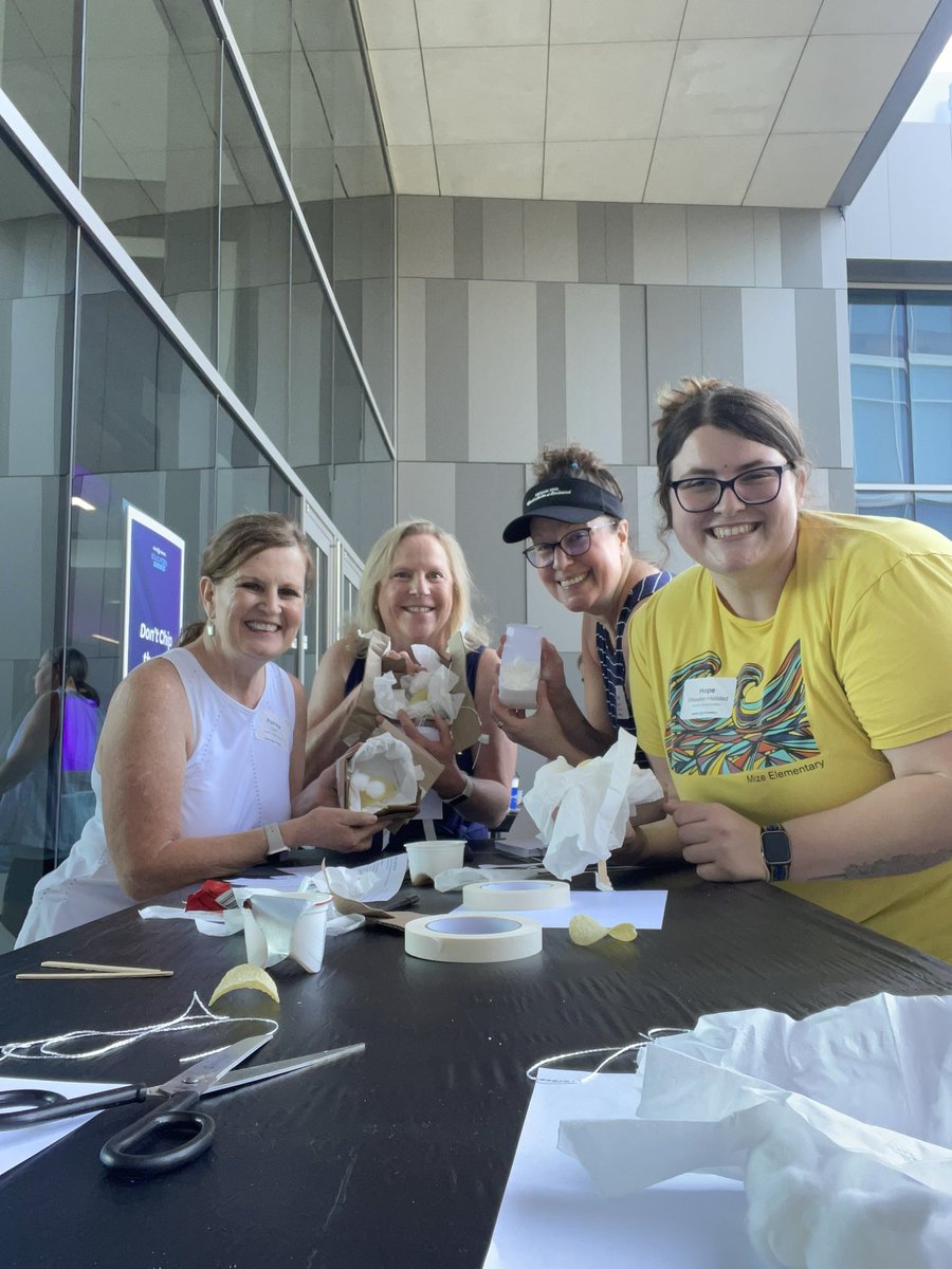 STEM fun at Burns &amp; Mac today. “ Don’t Chip the Chip”! <a href="/BurnsMacSTEM/">Burns & McDonnell STEM</a>