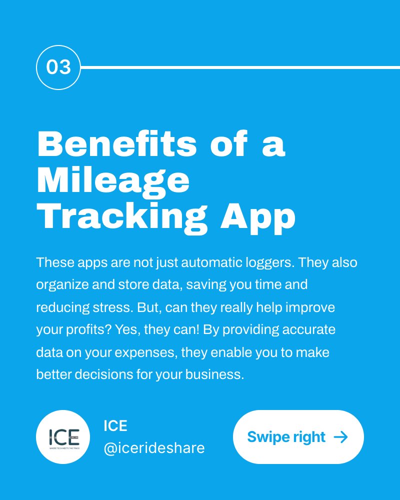 icerideshare's tweet image. What are your thoughts on mileage tracking apps as a strategic tool for rideshare drivers? Are you using one already or considering using one?

#Rideshare #MileageTracker #TechForProfit