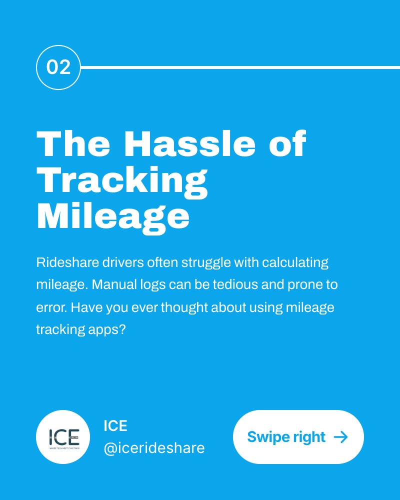 icerideshare's tweet image. What are your thoughts on mileage tracking apps as a strategic tool for rideshare drivers? Are you using one already or considering using one?

#Rideshare #MileageTracker #TechForProfit