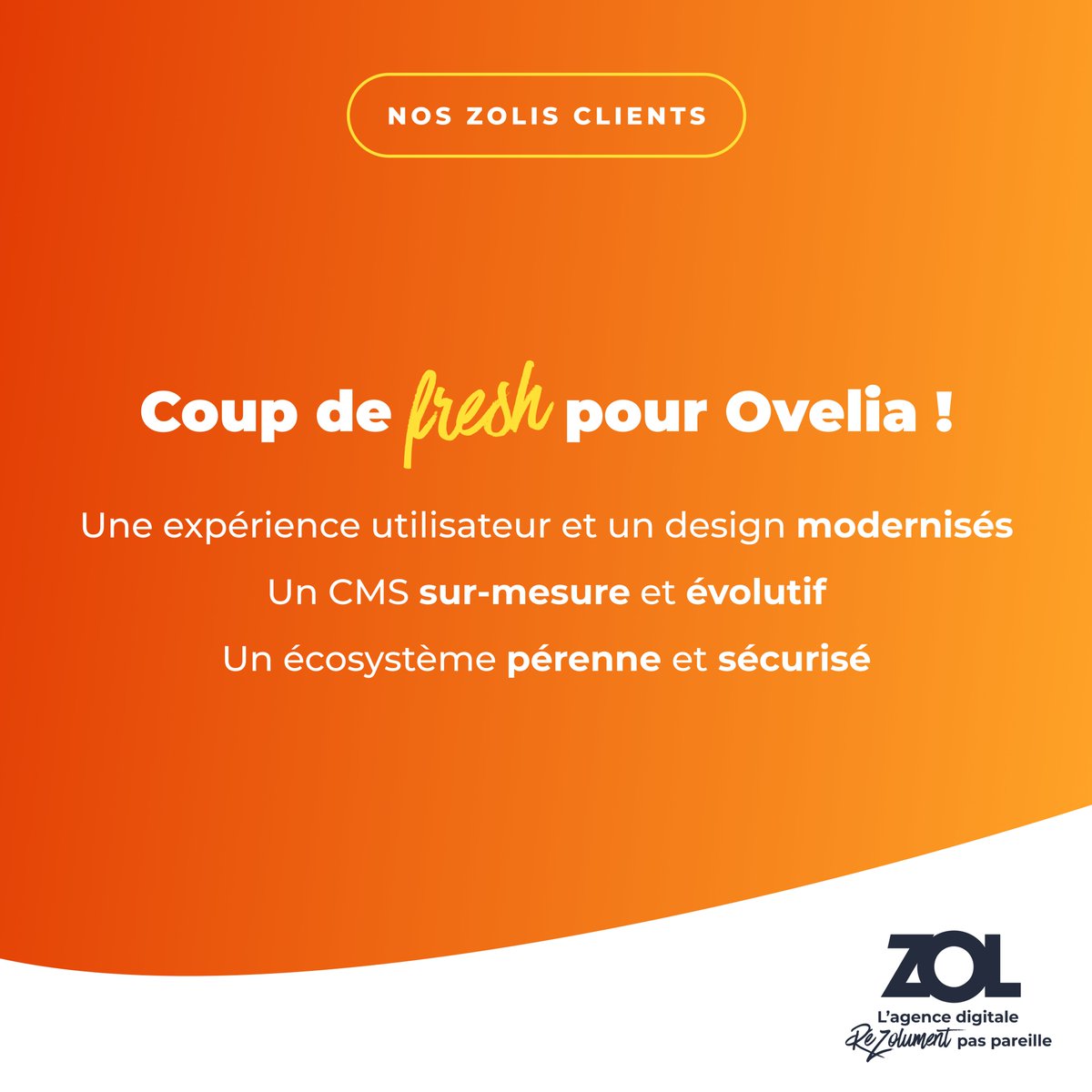 C’est tout neuf, c’est tout frais, c’est tout beau ! Le nouveau site #web d’Ovelia de Vinci Immobilier Résidences Gérées est en ligne !

Allez donc y jeter un oeil vous ne serez pas déçus : ovelia.fr