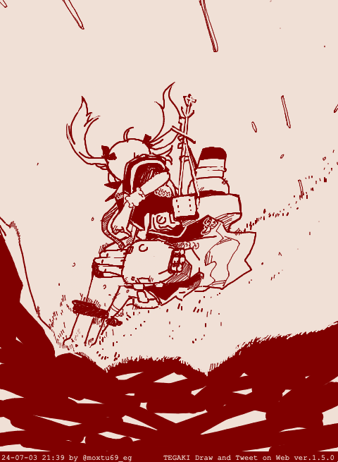 tegaki_dtなやつ #今月描いた絵を晒そう 