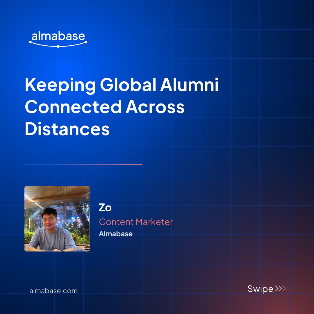 Almabase tweet media